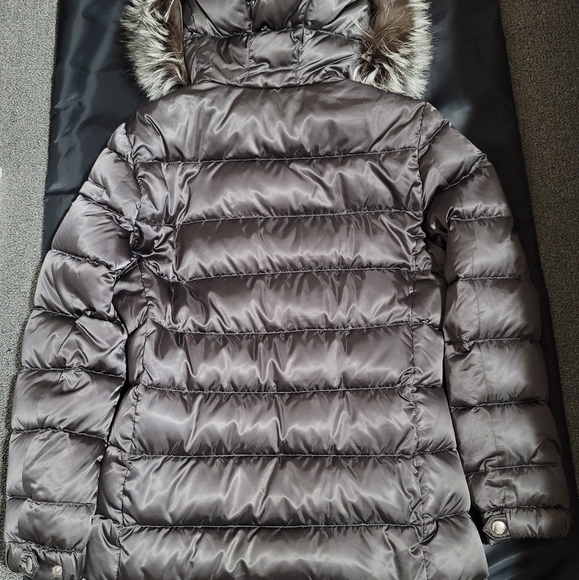 PRADA Silver Grey Puffer Jacket Size 40 - Picture 13 of 14